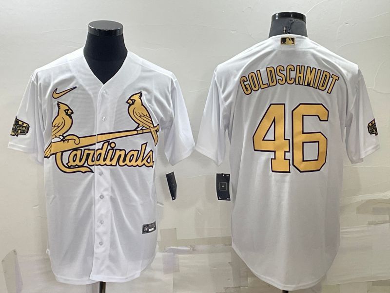 Men St.Louis Cardinals 46 Goldschmidt White 2022 All Star Game Nike MLB Jerseys